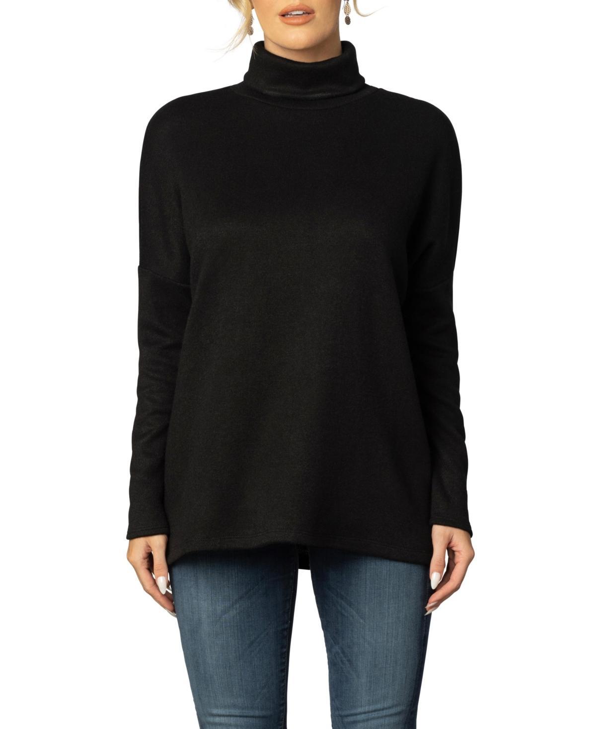 Womens Paris Turtleneck Tunic Sweater product image