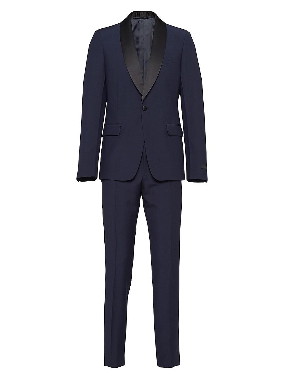 Mens Single-Breasted Wool And Mohair Tuxedo Product Image