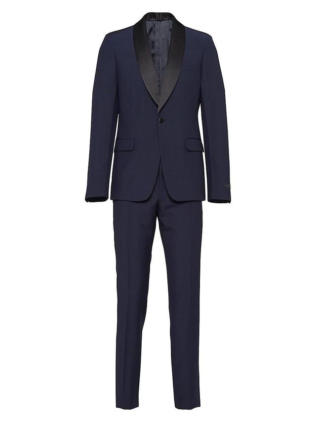 Mens Single-Breasted Wool and Mohair Tuxedo Product Image