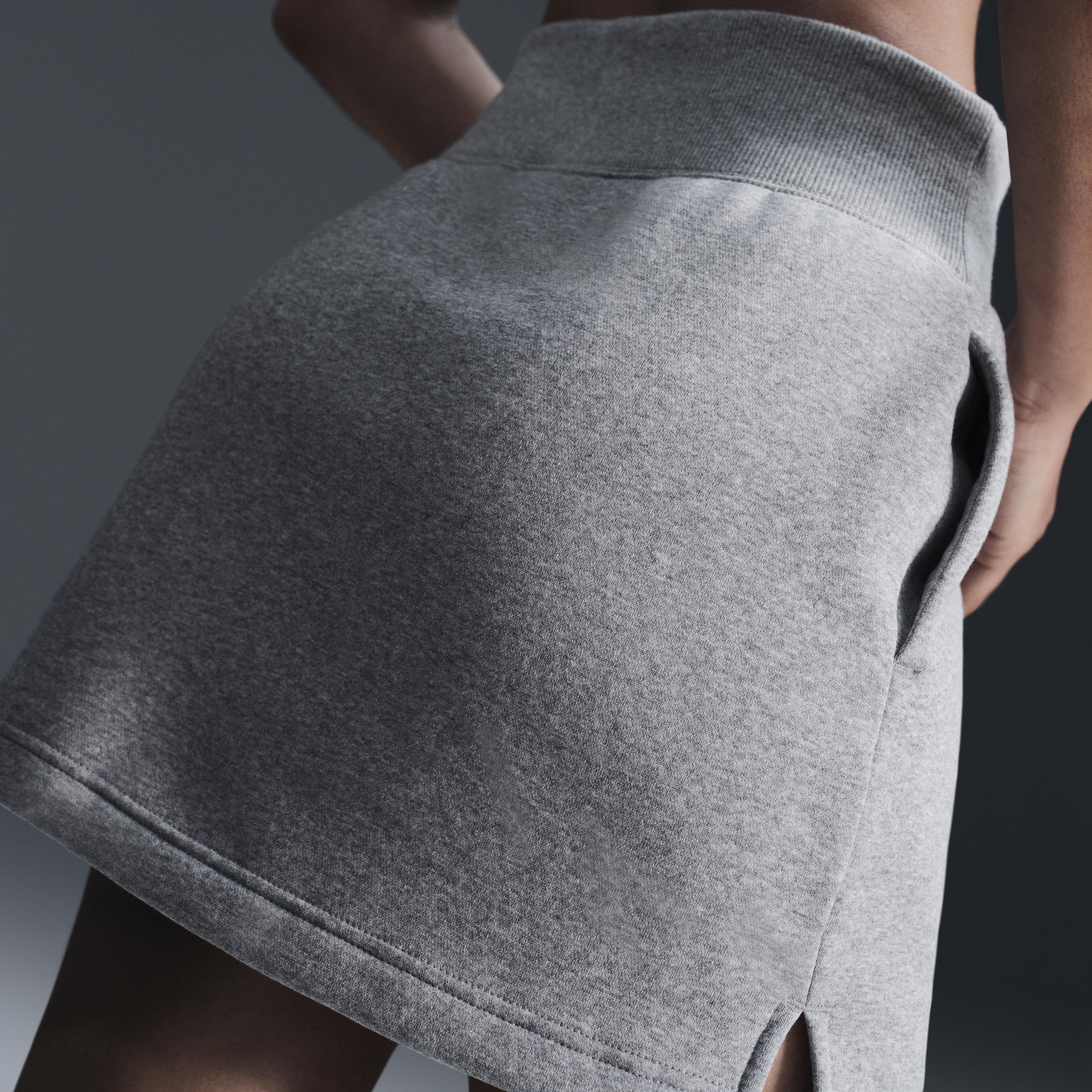 Women's Nike Sportswear Phoenix Fleece Slim Mini Skirt Product Image