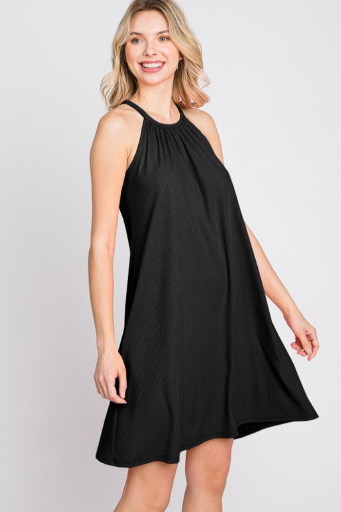 Keyhole Button Back Dress product image