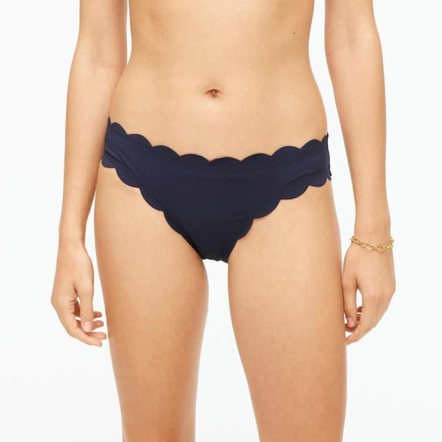 Scallop piqué surf hipster bikini bottom Product Image