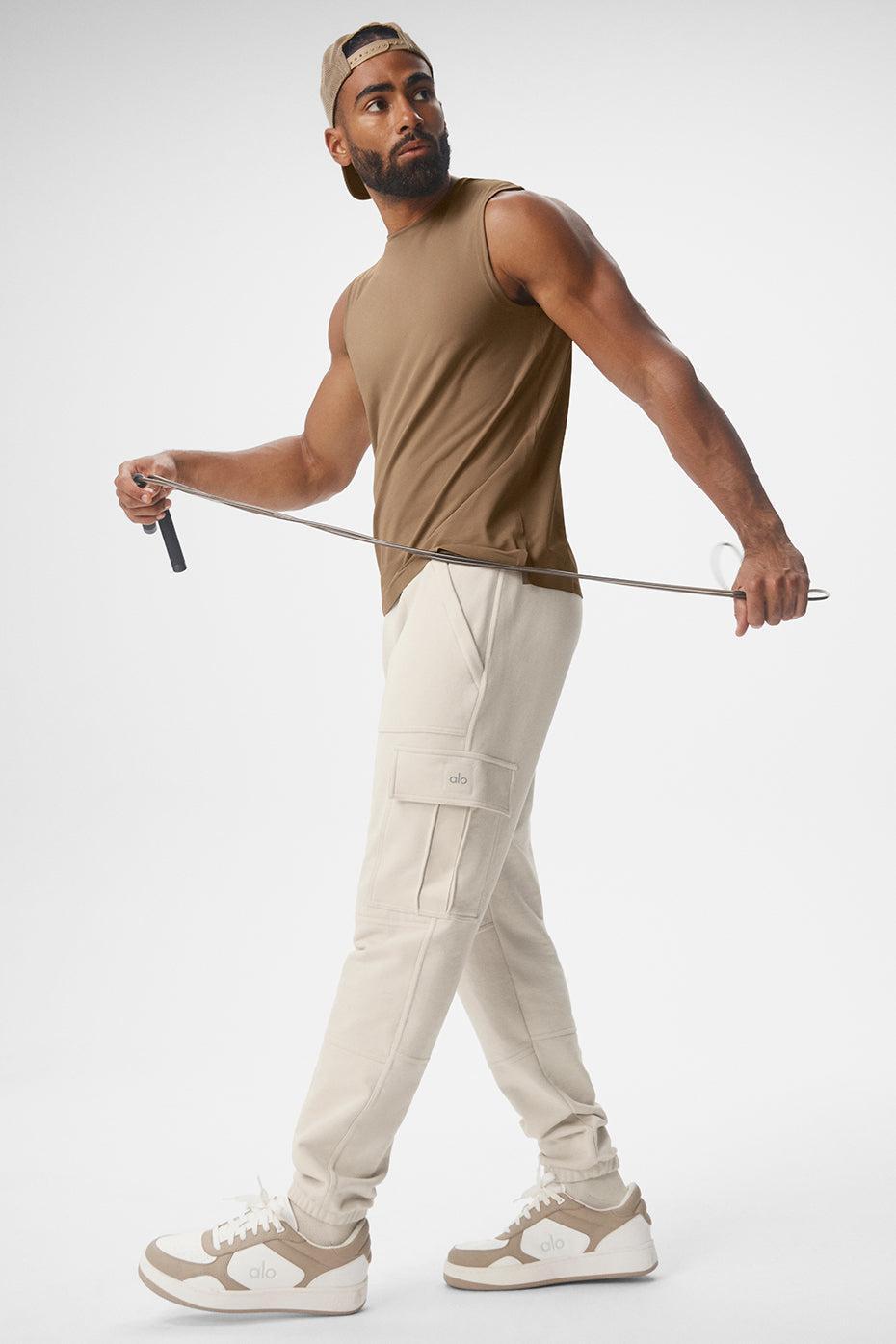 Highline Cargo Sweatpant - Bone Male Product Image