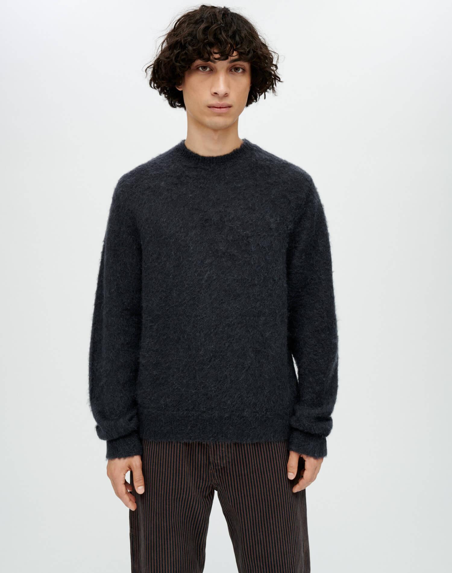 Classic Crew Sweater - Mineral Black Product Image