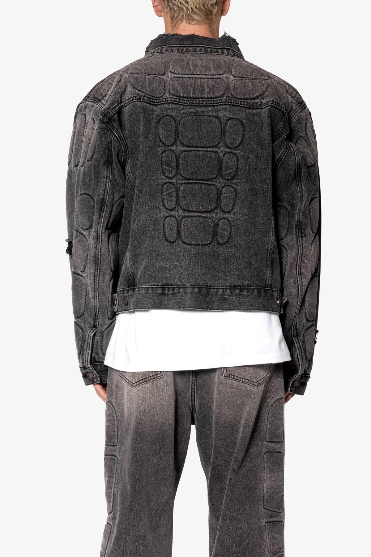 Moto Trucker Jacket - Black Product Image