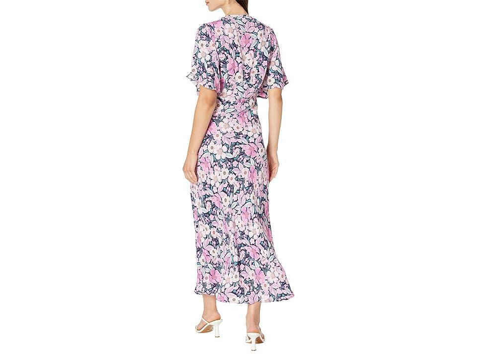 Karen Kane Flutter Sleeve Dress (Floral Print) Women's Dress Product Image