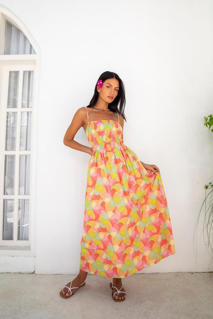 FORTUNATE ONE In Bloom Maxi Dress Floral Product Image