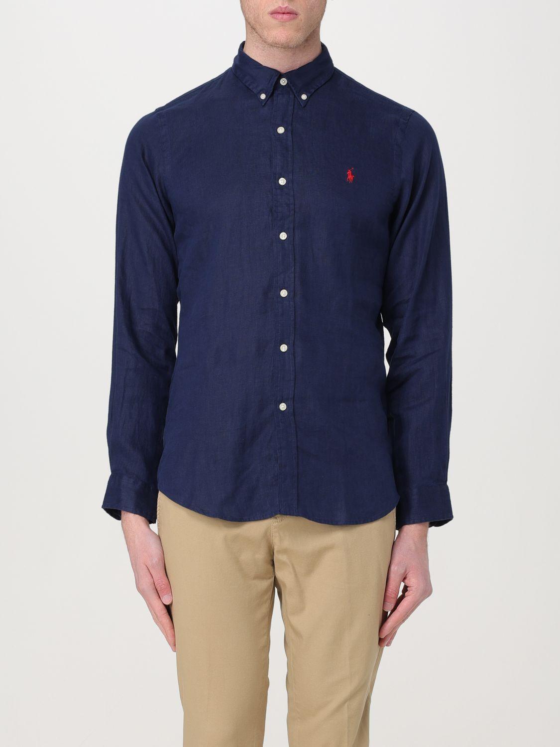 POLO RALPH LAUREN Shirt  Men Color Navy In Blue Product Image