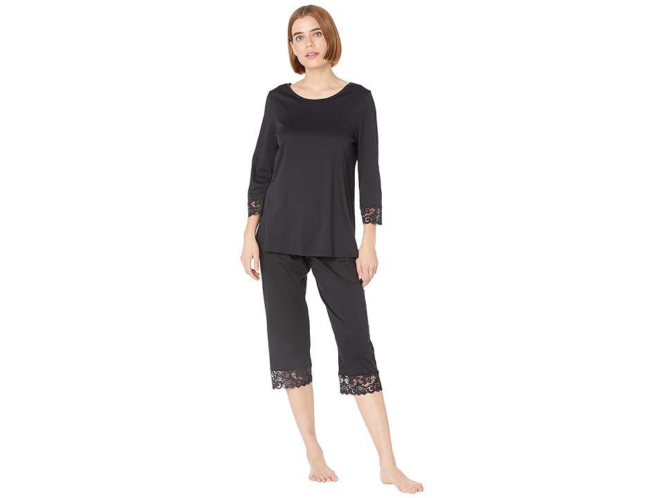 Hanro Moments Crop Pajama Set Women's Pajama Sets Product Image