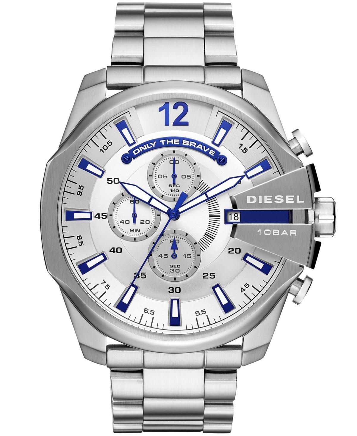 Diesel Mens Mega Chief Stainless Steel Watch Product Image