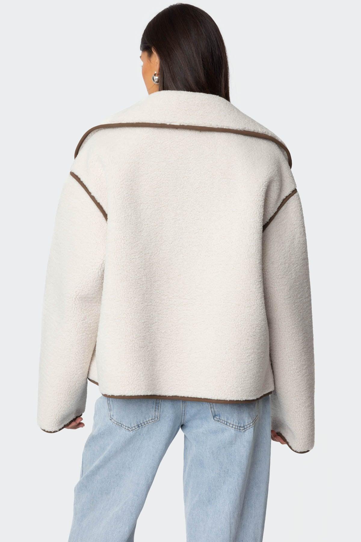 Frost Oversized Faux Shearling Jacket Product Image