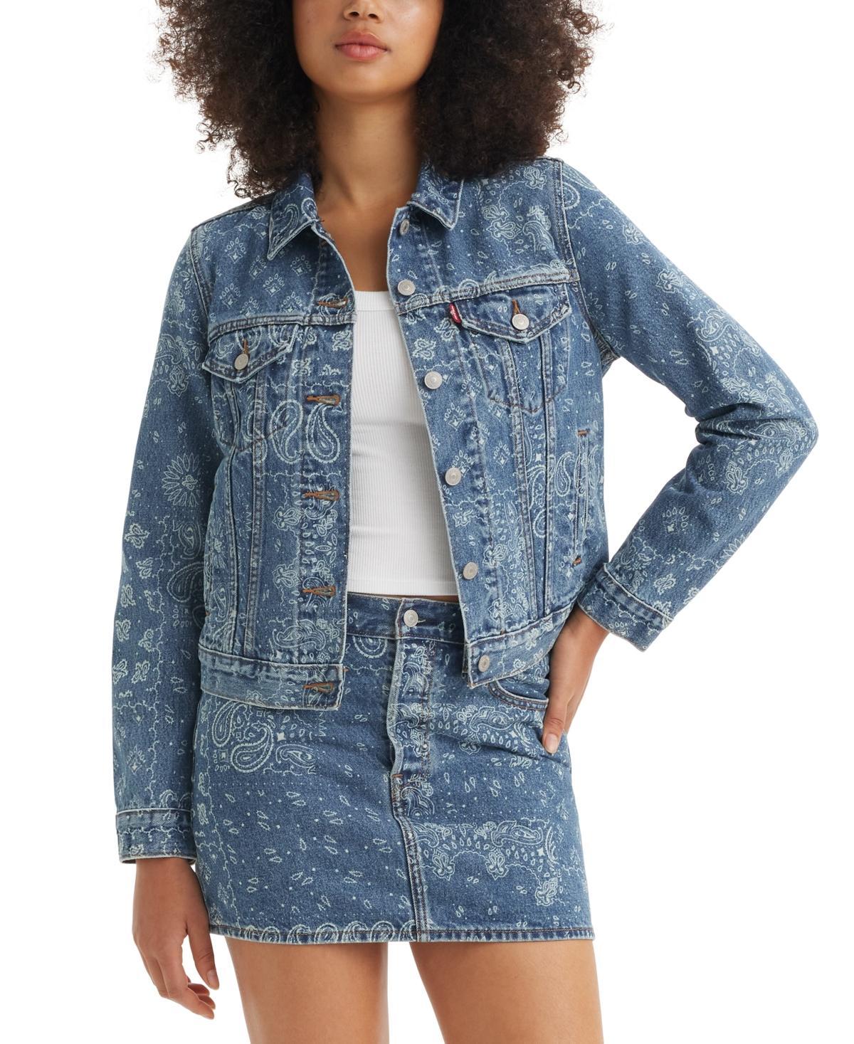 Levis Womens Original Cotton Denim Trucker Jacket Product Image