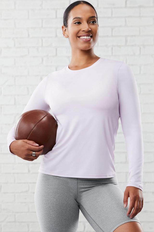 Fabletics Phoenix Lite Long-Sleeve Top Womens purple Size XXS Product Image