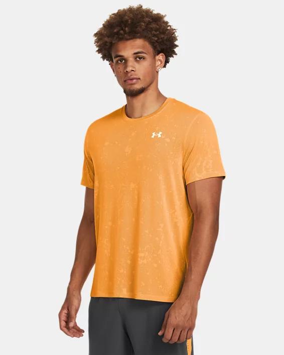 Mens UA Launch Splatter Short Sleeve Product Image