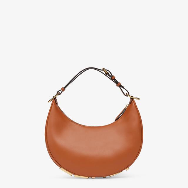 Fendigraphy SmallBrown leather bag Product Image