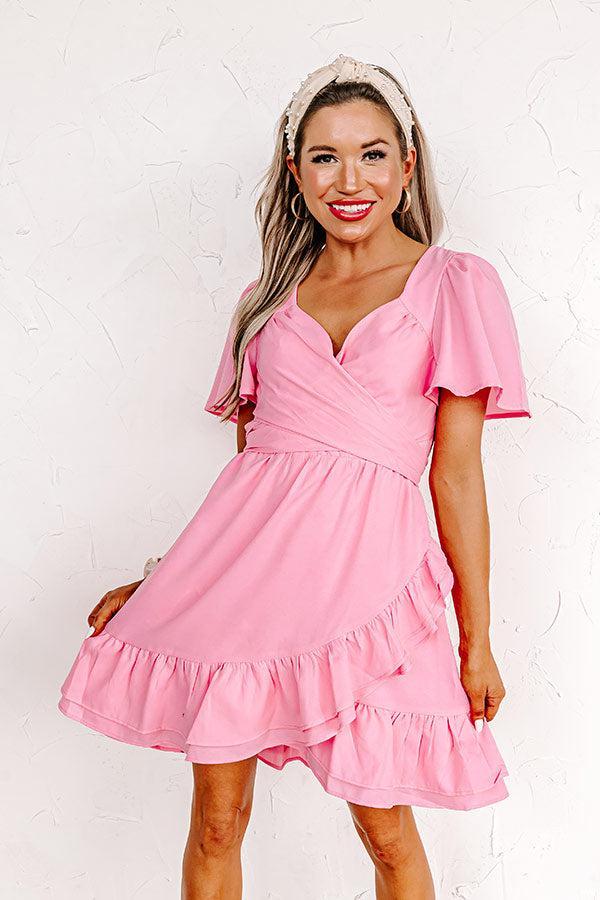 Seriously Sweet Babydoll Dress In Pink product image