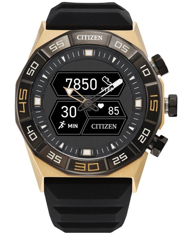 Citizen Mens CZ Hybrid Smart Blue Silicone Strap Watch Product Image