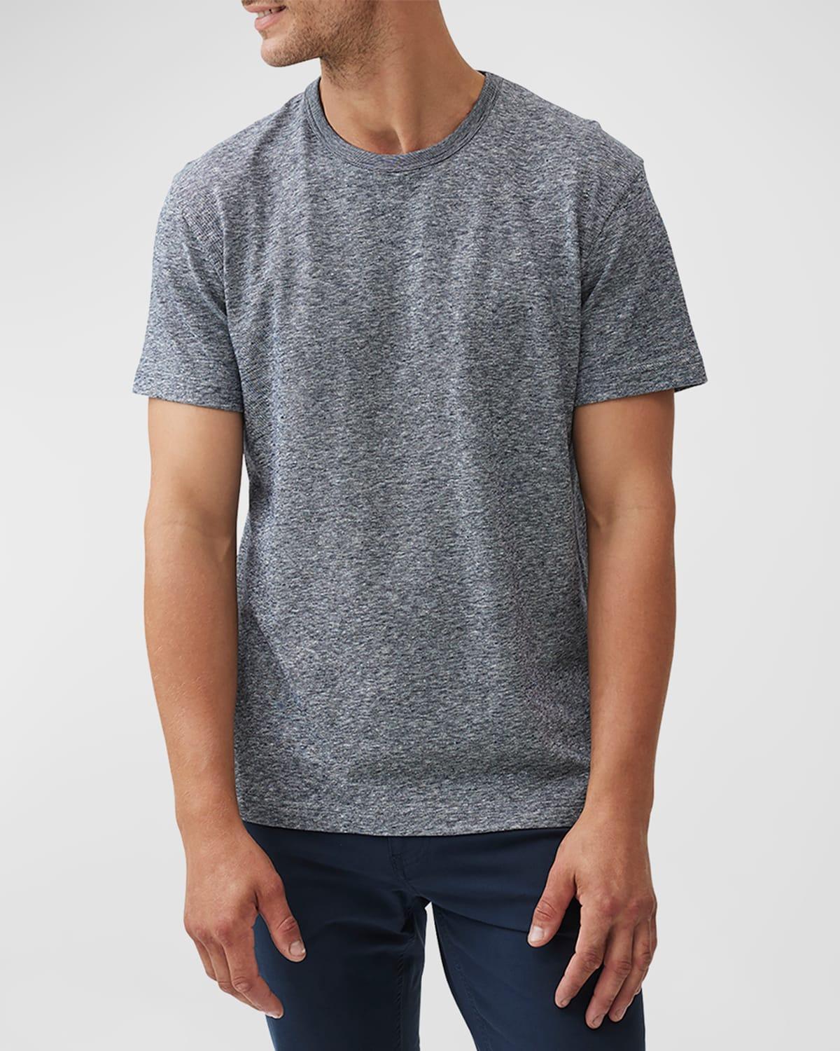 Mens Fairfield Turkish Cotton and Linen Melange T-Shirt Product Image