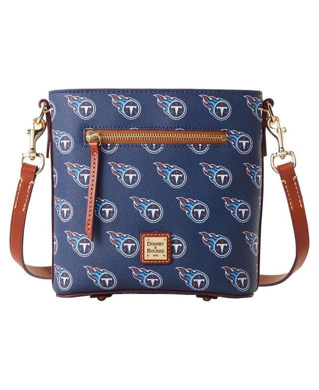 Womens Dooney & Bourke Tennessee Titans Signature Small Zip Crossbody Purse Product Image