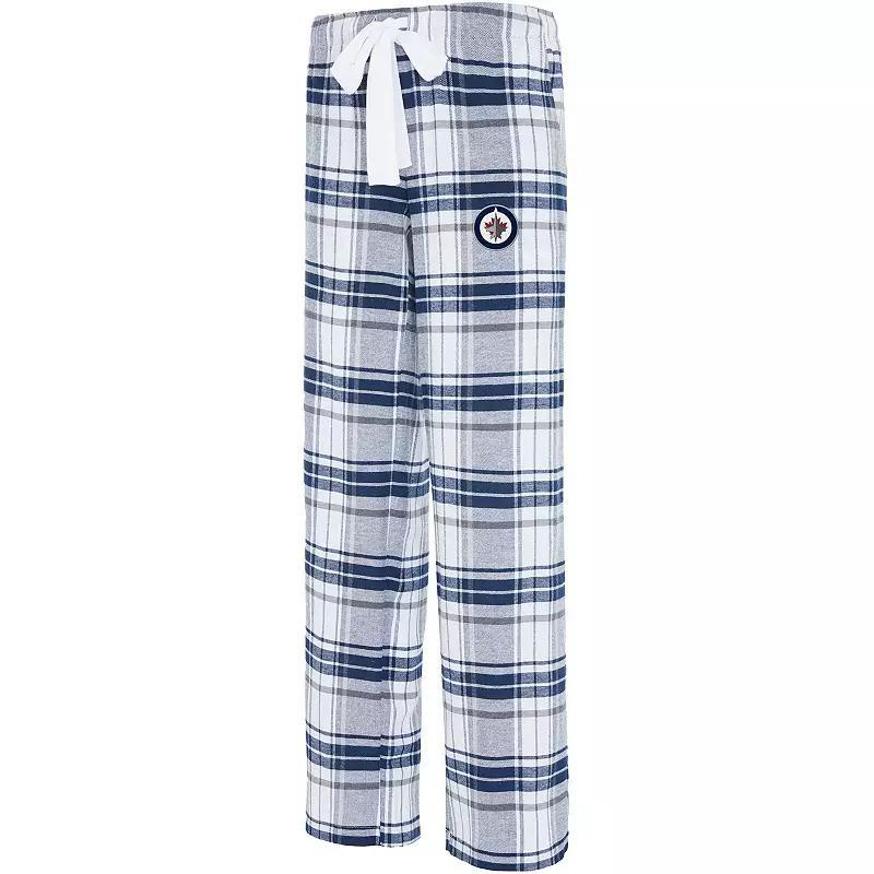 Womens Concepts Sport Navy/Gray Winnipeg Jets Accolade Flannel Pants Jts Blue product image