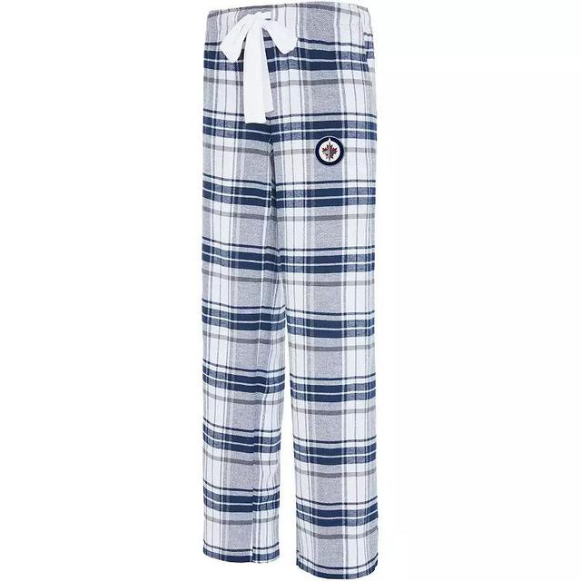 Womens Concepts Sport Navy/Gray Winnipeg Jets Accolade Flannel Pants Jts Blue Product Image