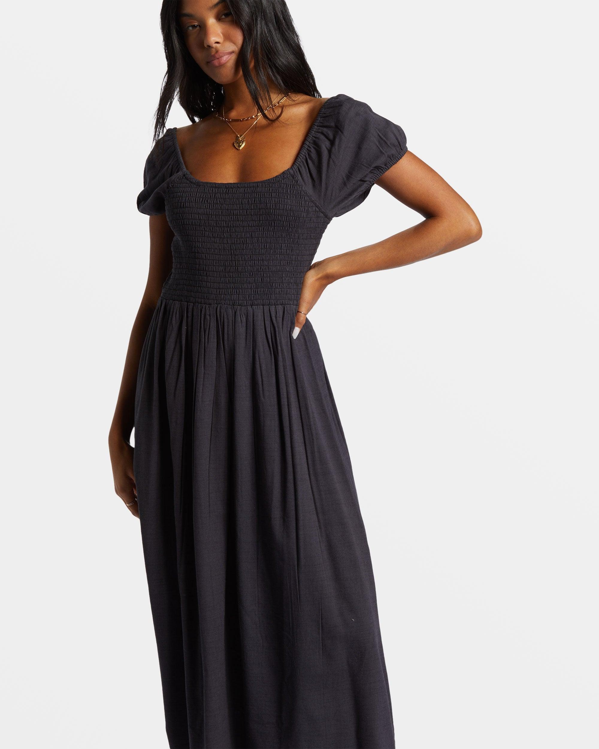 Midnight Sky Midi Dress - Black Sands Female Product Image