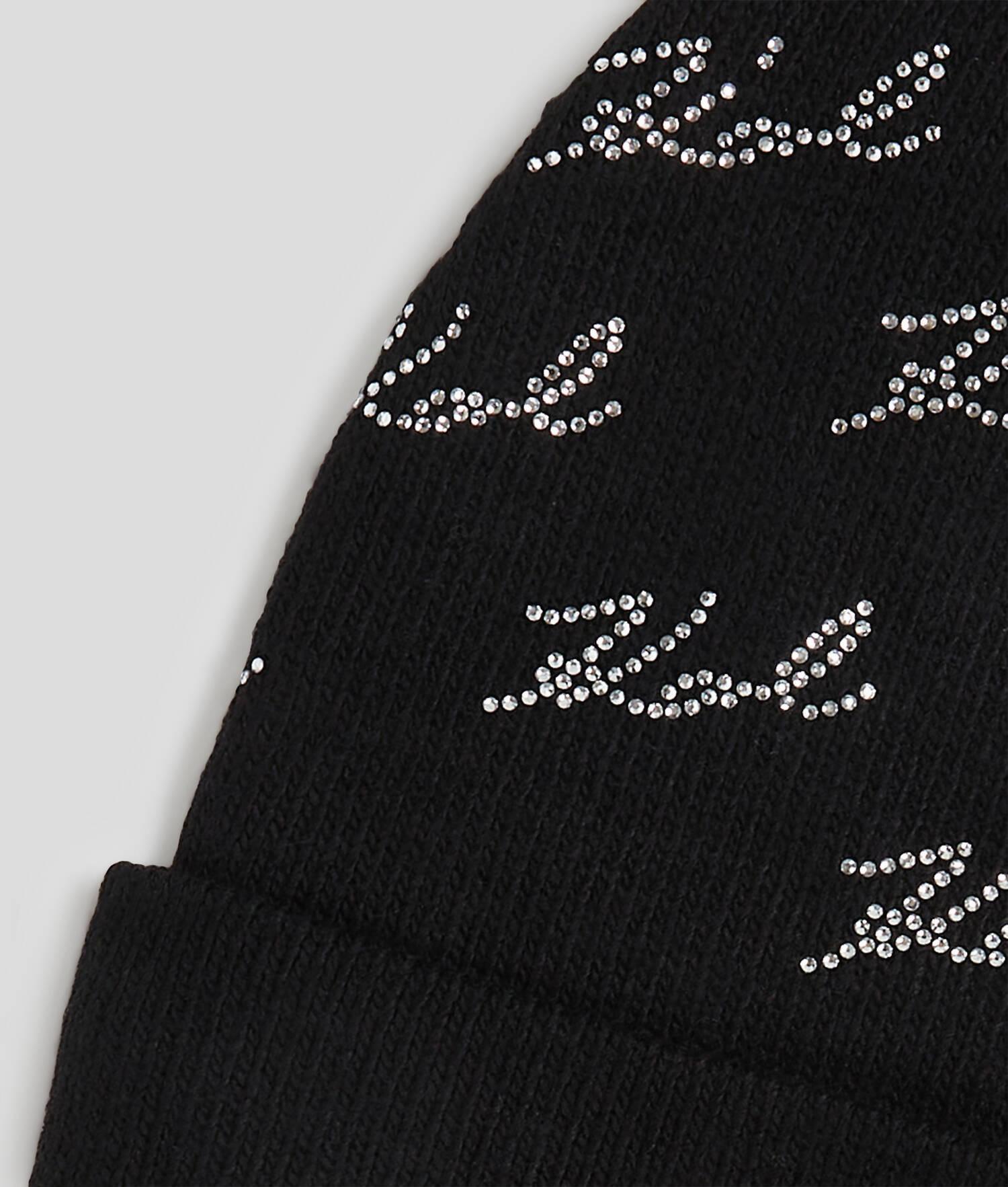 K/SIGNATURE RHINESTONE BEANIE Product Image