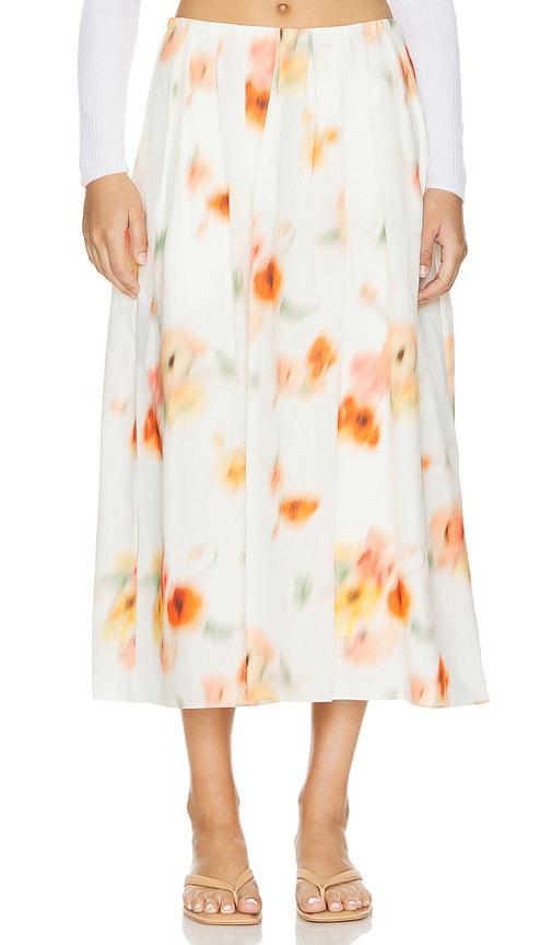 Poppy Blur Gathered Easy Skirt Product Image