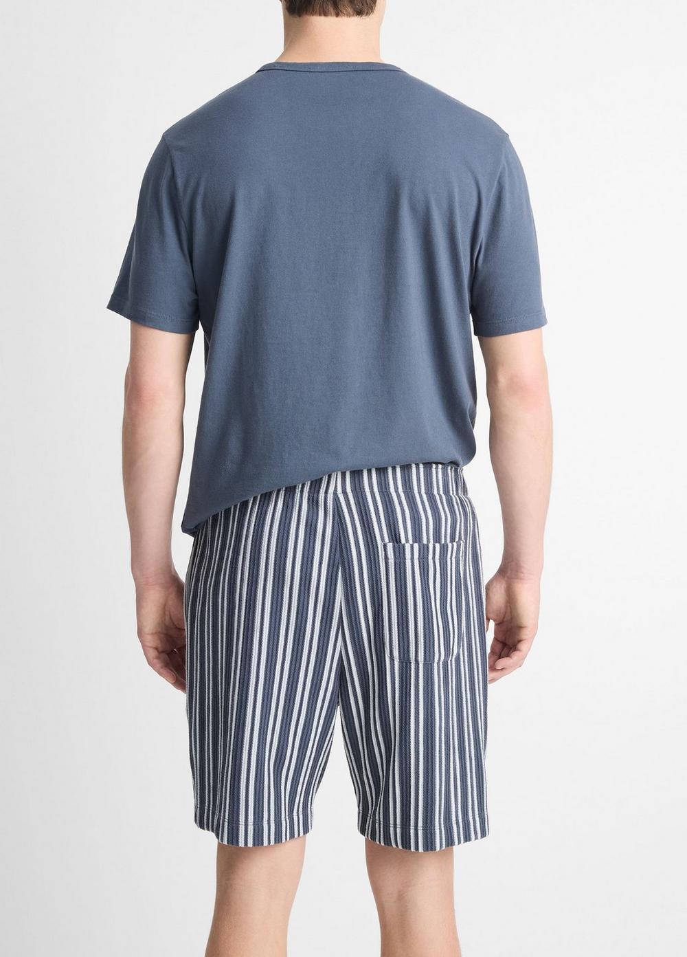 Jacquard-Stripe Cotton-Blend Short Product Image