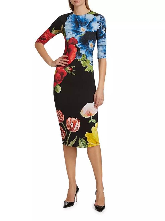 Delora Floral Midi-Dress Product Image