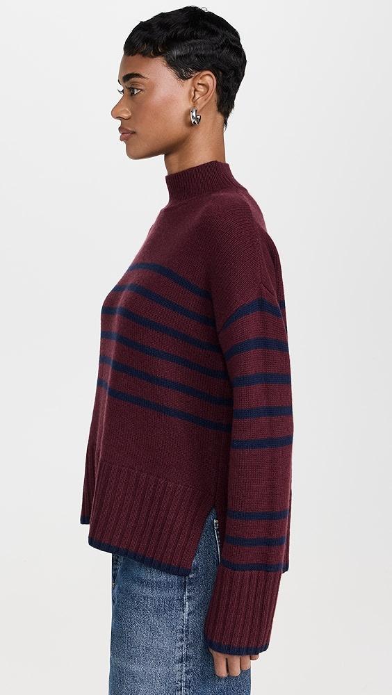 Stateside Striped Mock Neck Sweater | Shopbop Product Image