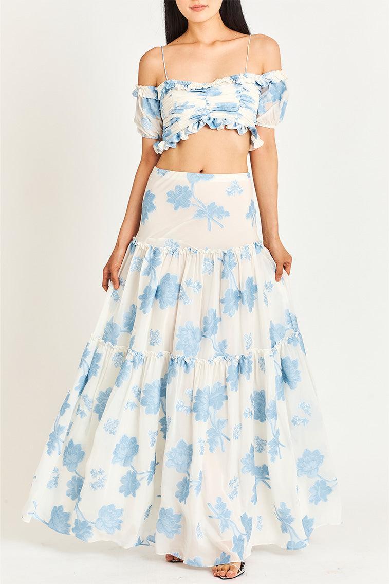 Banti Floral Maxi Skirt Product Image