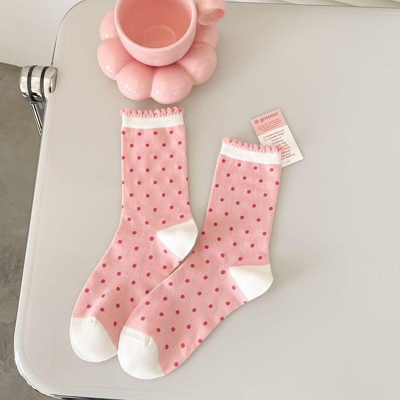 Pattern Crew Socks Product Image