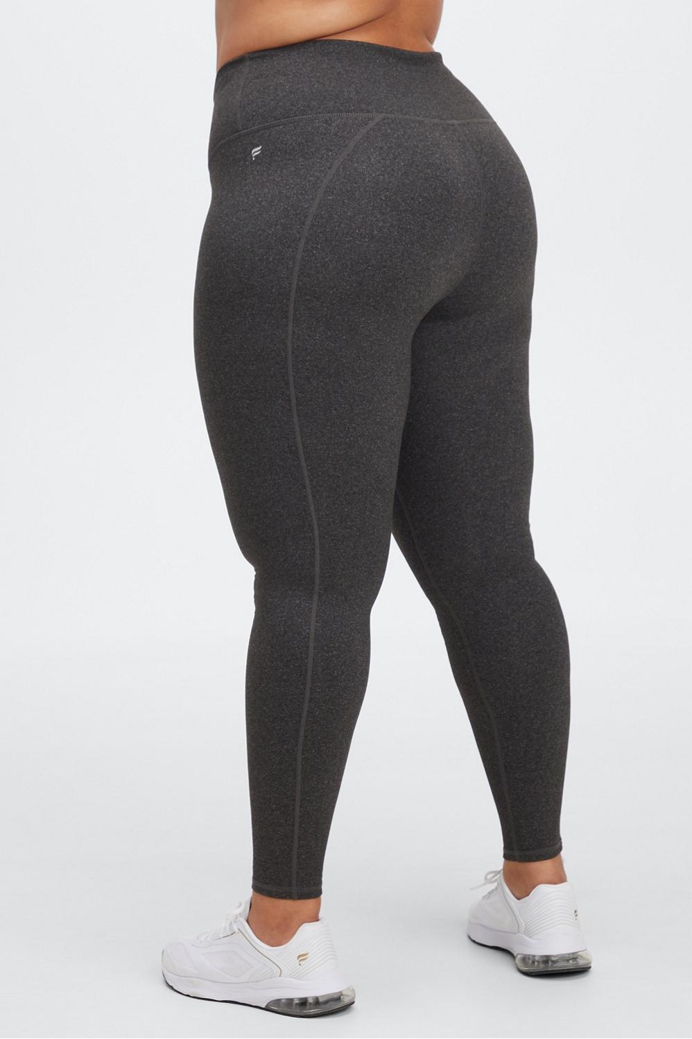 Fabletics Define High-Waisted Legging Womens Charcoal plus Size 4X product image