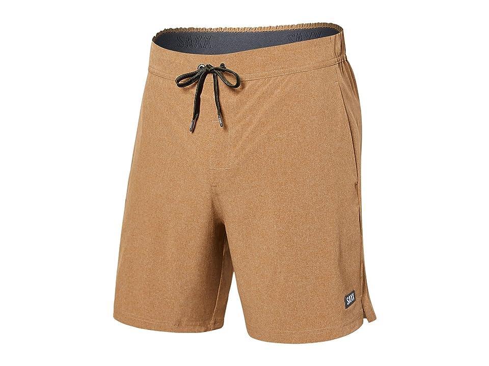 SAXX UNDERWEAR Sport 2 Life 2-N-1 7 Shorts (Toasted Coconut Heather) Men's Shorts Product Image