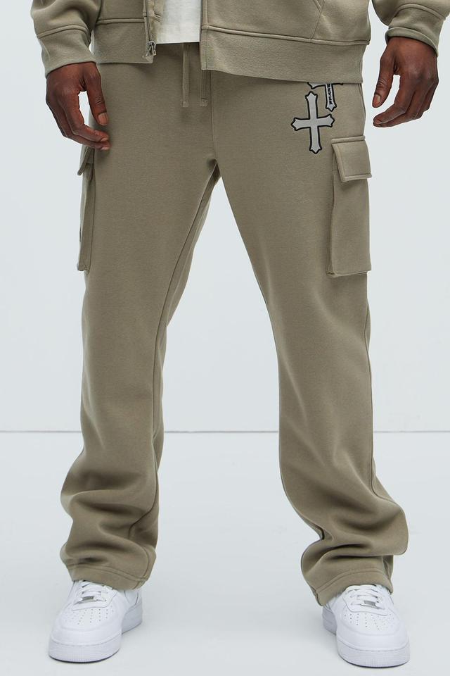 Crosses Cargo Sweatpant - Olive Product Image