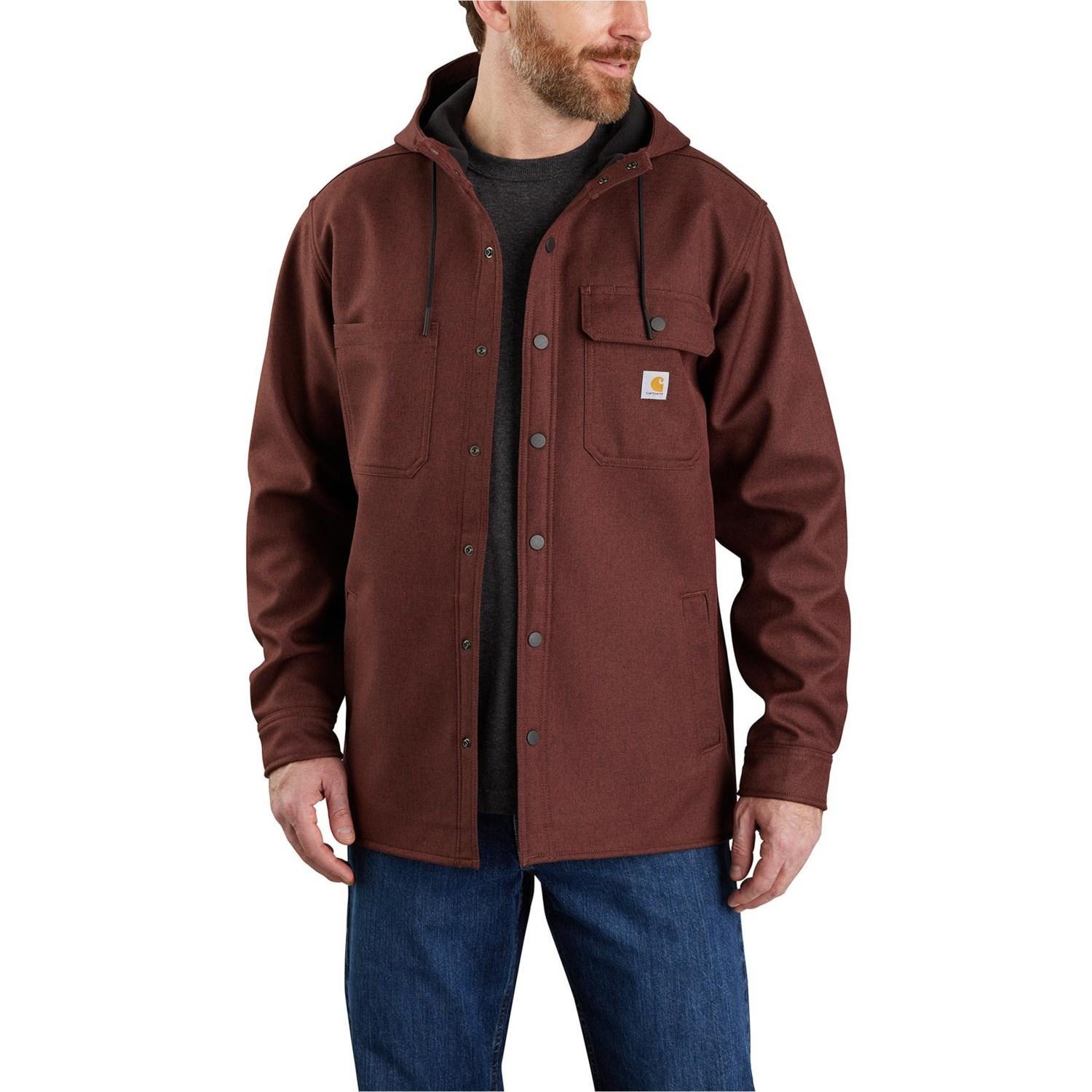 Carhartt 105022 Rain Defender® Relaxed Fit Hooded Shirt Jacket Product Image