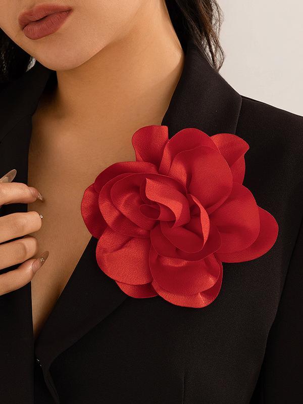 Three-Dimensional Flower Brooch Accessories Product Image