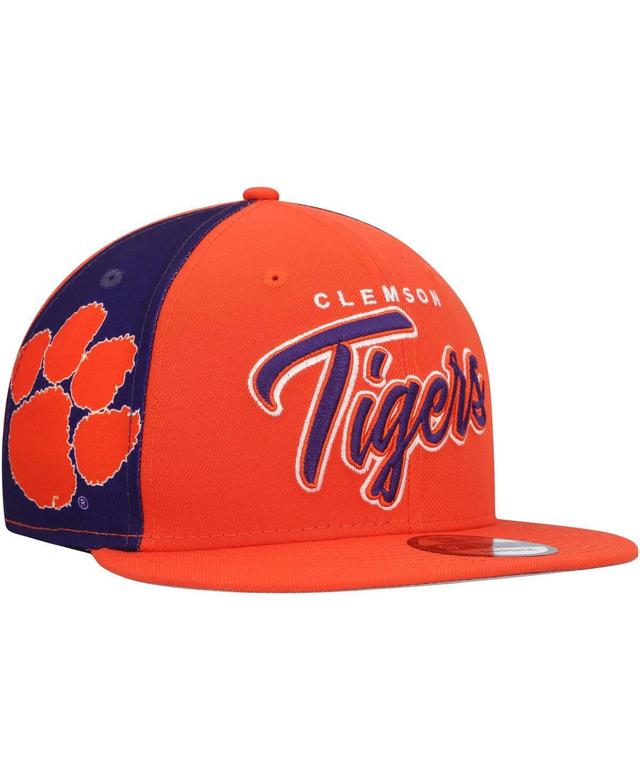 Mens New Era Orange Clemson Tigers Outright 9FIFTY Snapback Hat Product Image