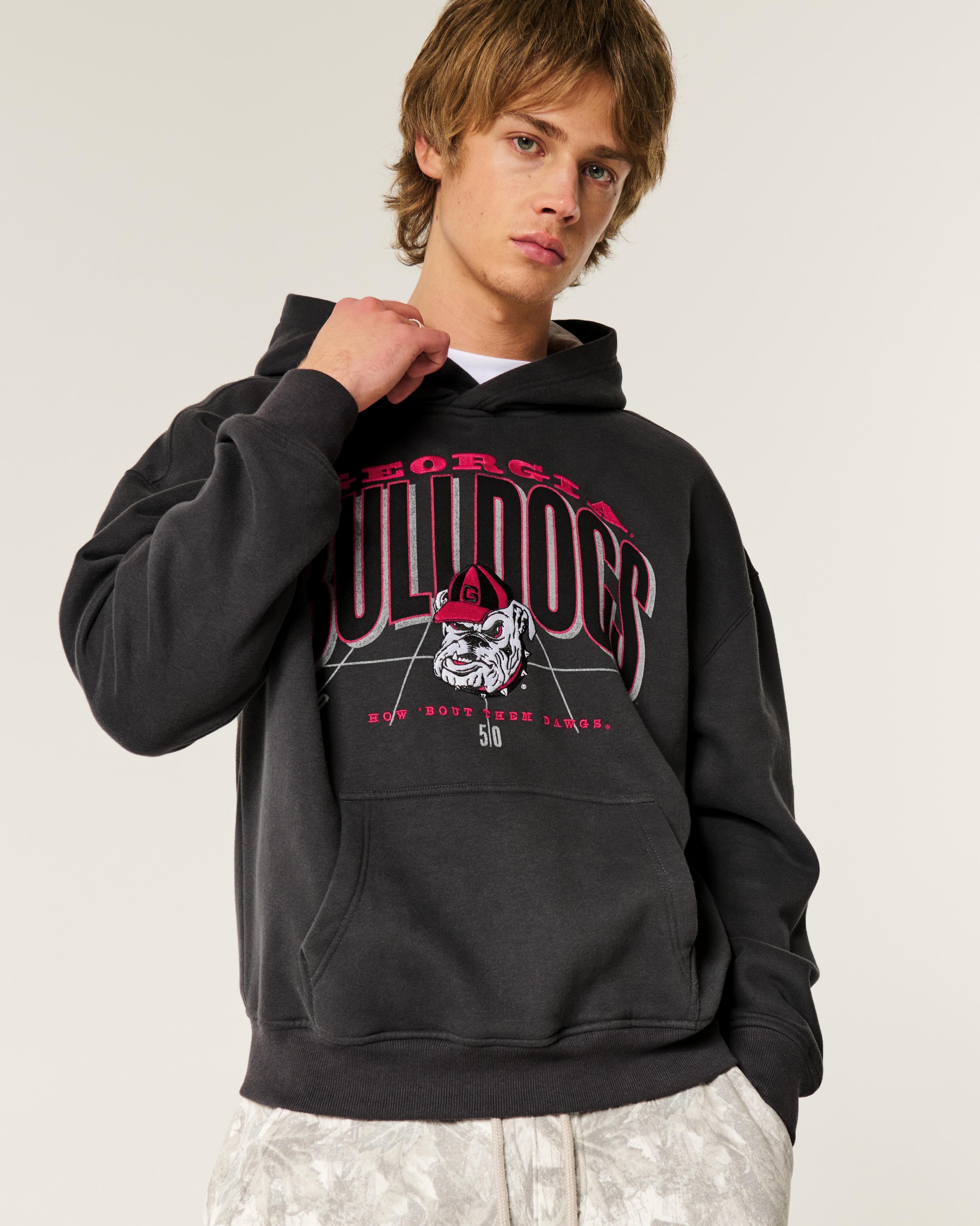 Boxy LSU Tigers Graphic Hoodie Product Image