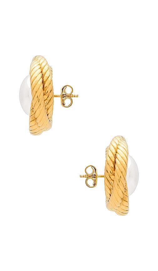 AUREUM Naomi Earrings Metallic Gold.. Product Image