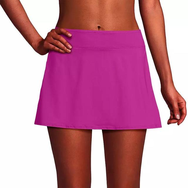 Womens Lands End Chlorine Resistant Tummy Control Swim Skirt Fresh Green Product Image