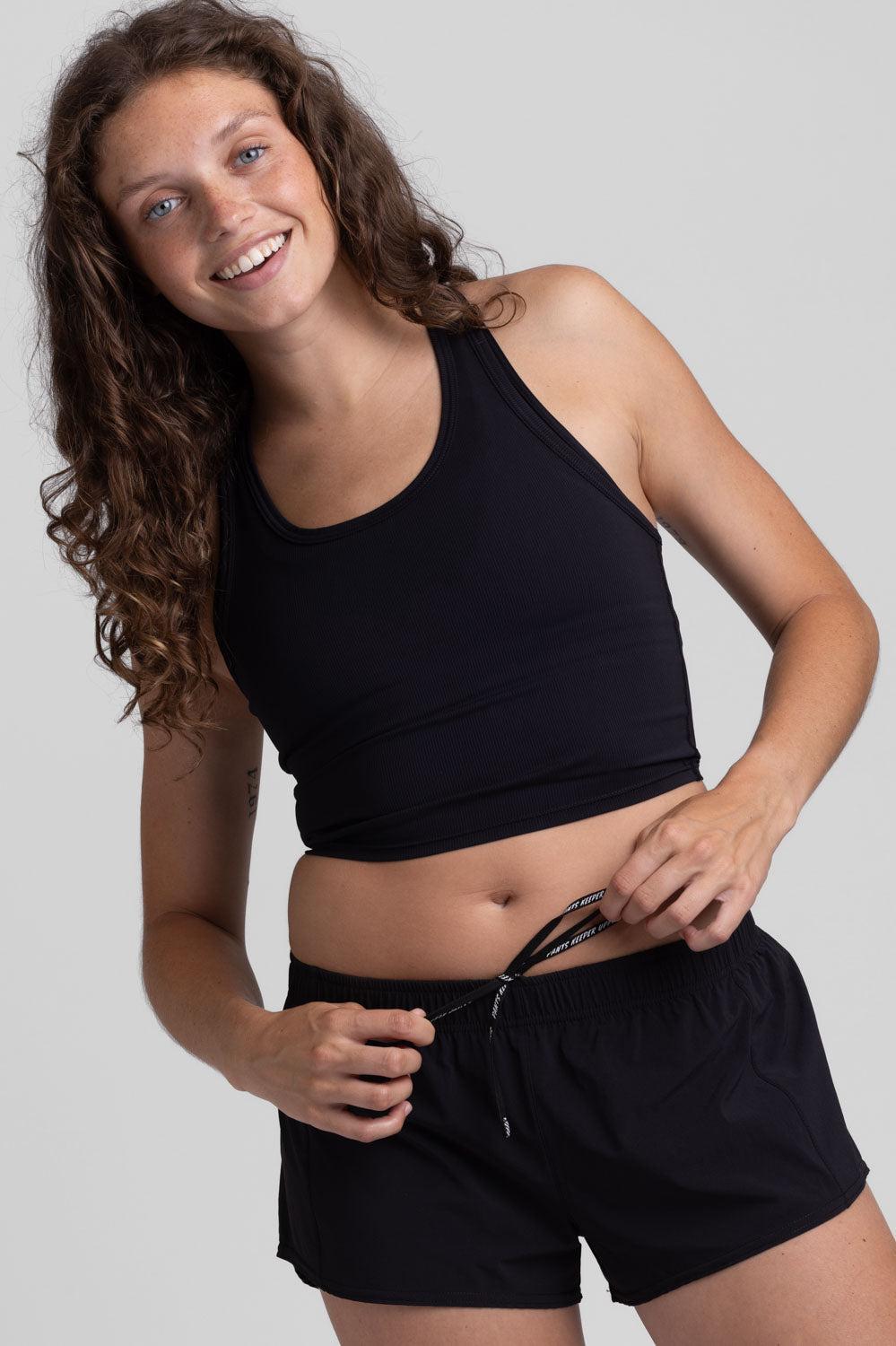 Bennie Run Short - Black Female Product Image