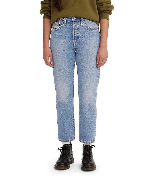 Levi's® 501 High Rise Crop Straight Jeans Product Image