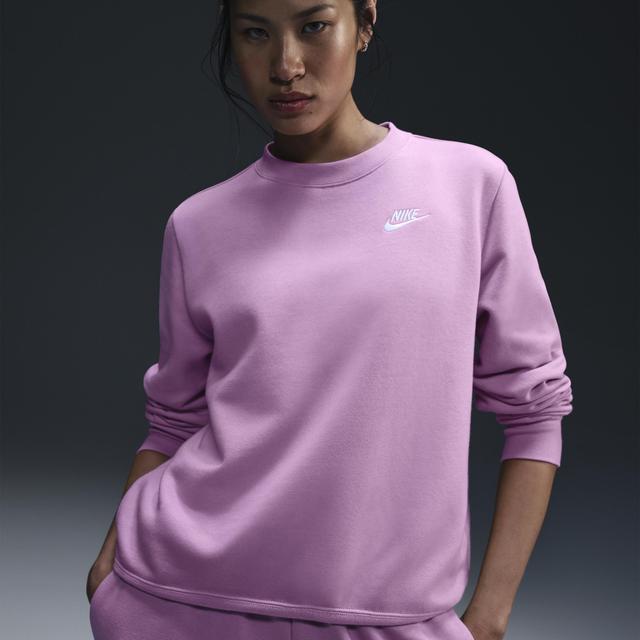 Women's Nike Sportswear Club Fleece Crew-Neck Sweatshirt Product Image