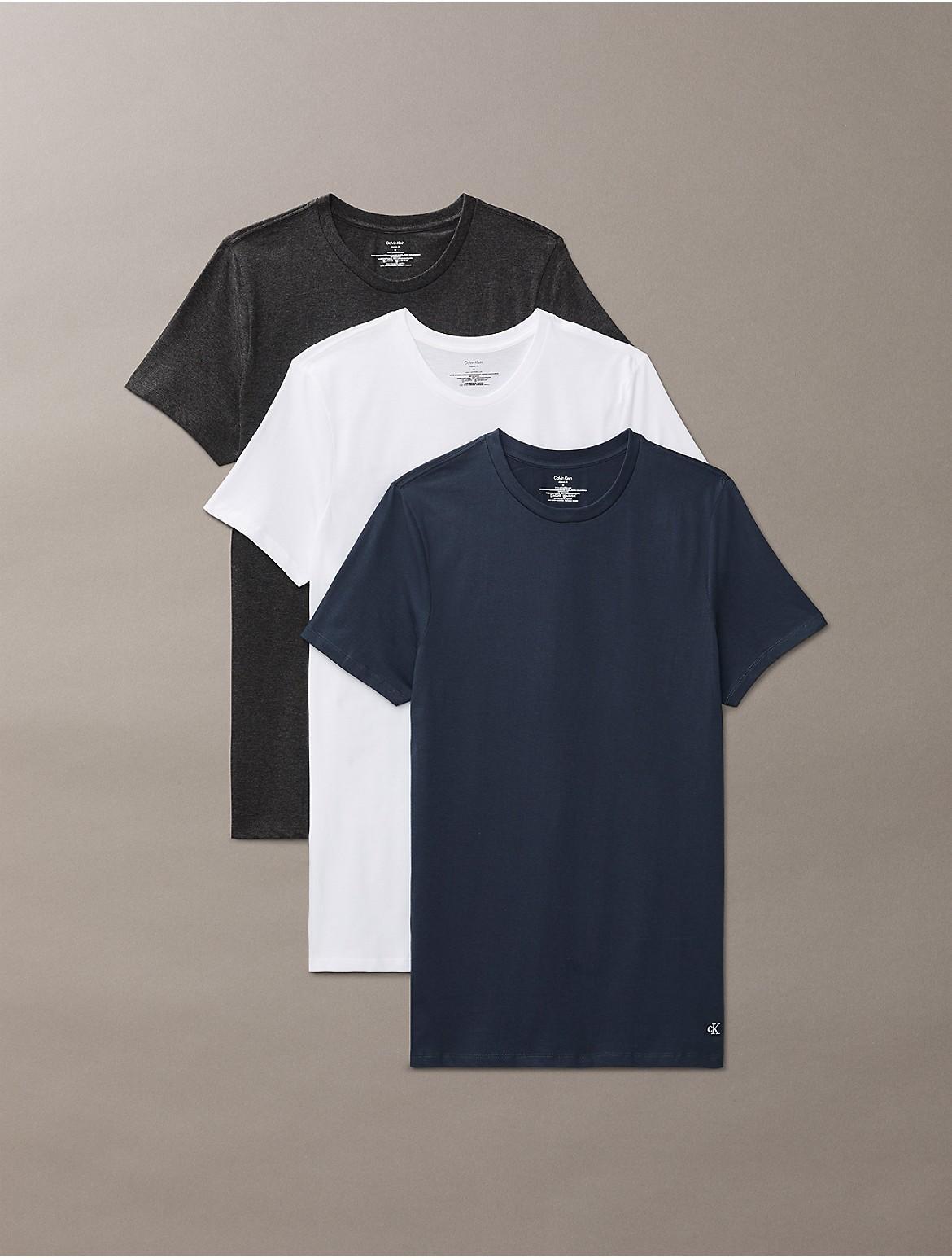 Calvin Klein Mens Cotton Classics 3-Pack Crewneck T-Shirt - Multi - S Product Image