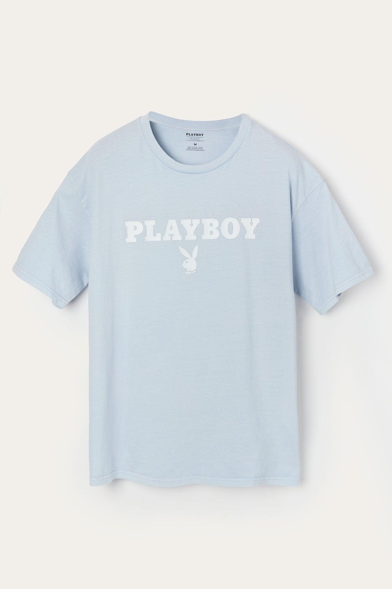 Playboy Graphic Blue T-Shirt Male Product Image