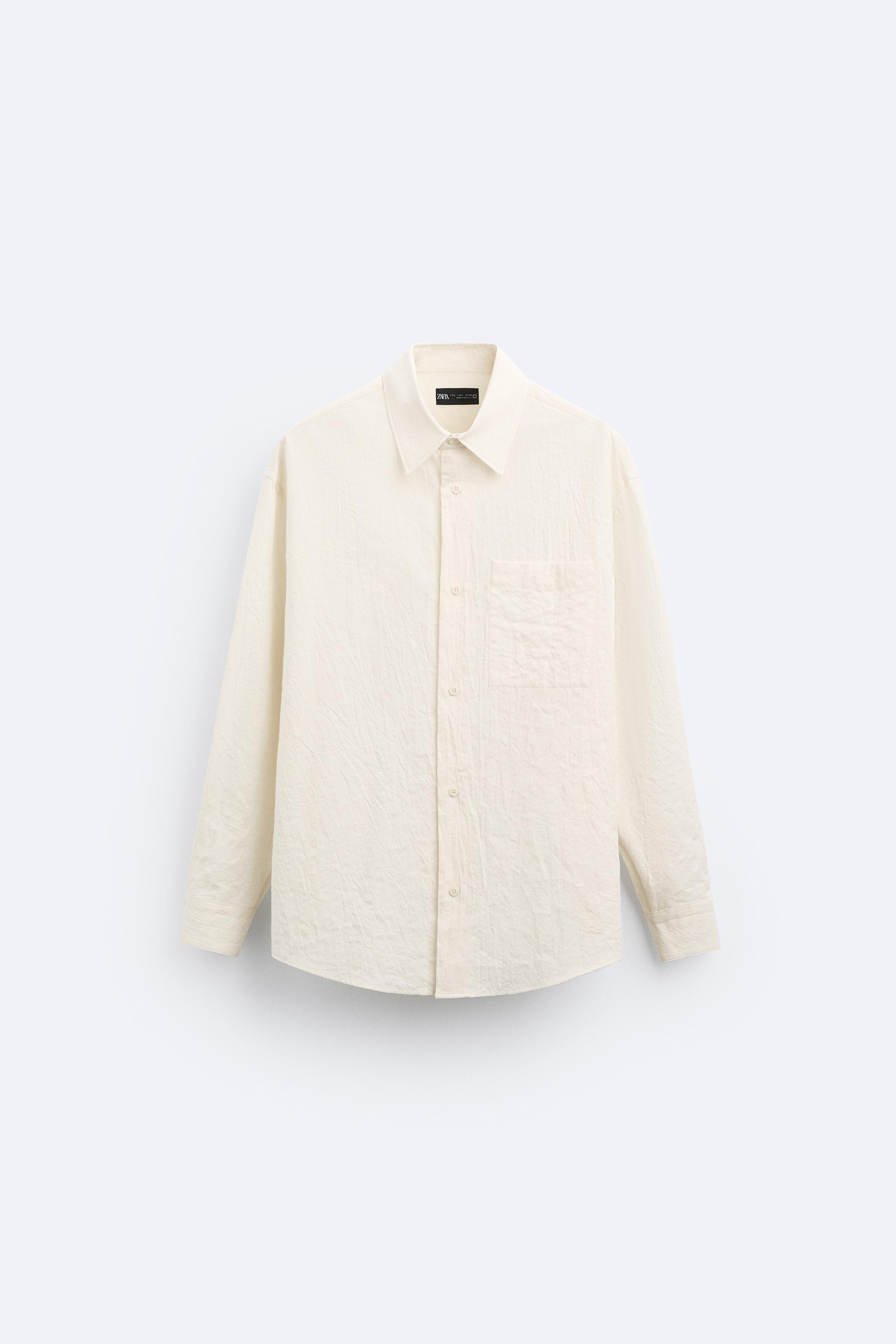 WRINKLED LOOK SHIRT Product Image