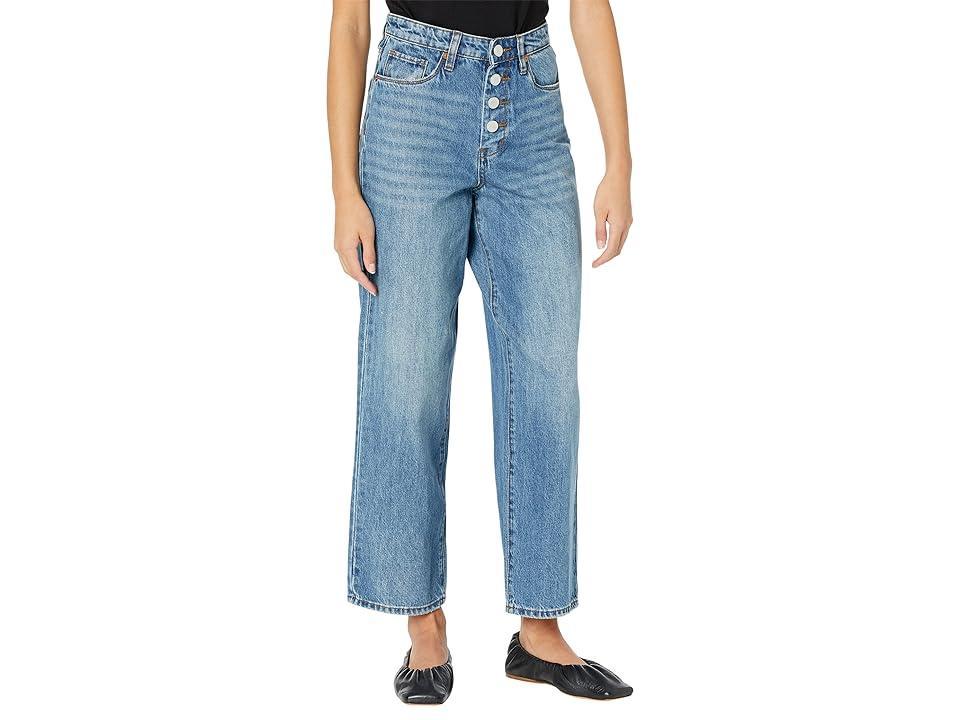 Blank NYC Baxter Rib Cage Jeans - Rib Cage Straight Leg in Damage Control (Damage Control) Women's Jeans product image