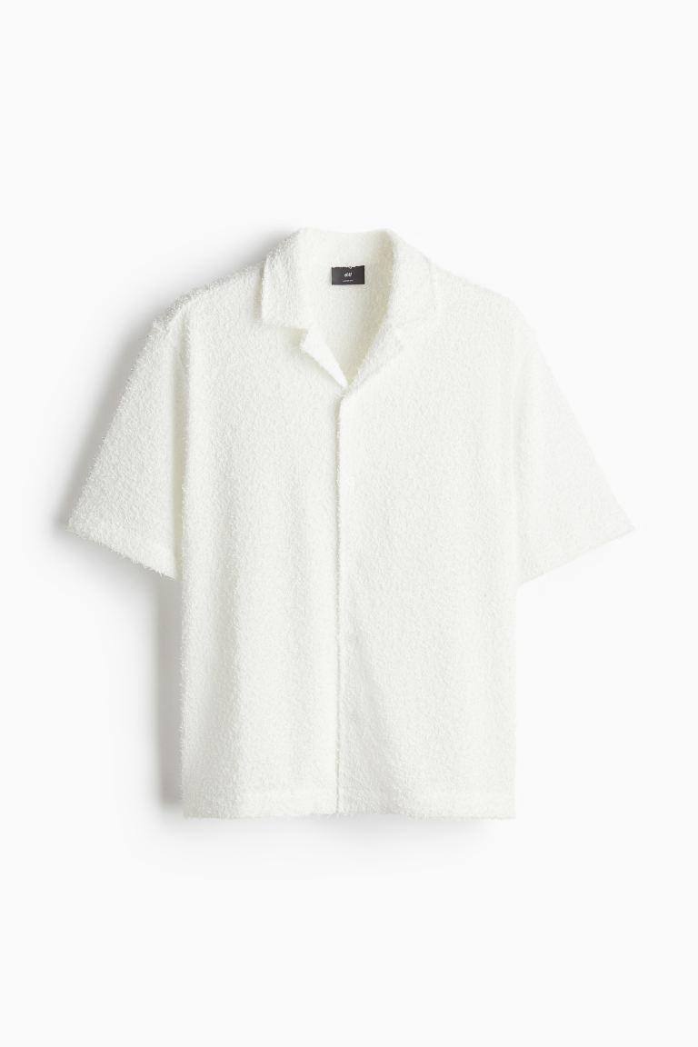 Loose Fit Terry Resort Shirt Product Image